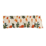 Benzara BM218771 Lined Polyester Valance with Floral Prints and 2 inch Header, Multicolor