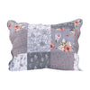 Benzara BM218787 20 X 26 Floral Print Pillow Sham with Polyester and Cotton Fill, Multicolor