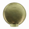Benzara BM218999 Modern Designed Metal Tealight Wall Sconce with Paraffin Wax, Gold