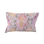 Benzara BM219411 Fabric Pillow Sham with Medallion Pattern and Side Zipper, Multicolor