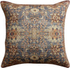 Benzara BM219686 18 X 18 `` Cotton Handwoven Cushion Cover with Kilim Pattern, Multicolor