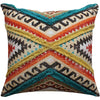 Benzara BM219701 24 X 24 `` Cotton Handwoven Cushion Cover with Kilim Pattern, Multicolor