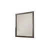 Benzara Contemporary Wooden Frame Dresser Mirror with Natural Grain Details, Gray