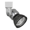 Benzara 10W Integrated Led Metal Track Fixture with Mesh Head, Silver and Black