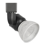 Benzara BM220606 10W Integrated Led Metal Track Fixture with Mesh Head, Black and White