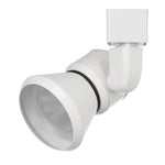 Benzara BM220633 10W Integrated Led Metal Track Fixture with Cone Head, White