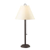 Benzara Paper Shade Metal Table Lamp with Pull Chain Switch,Set of 4,White and Black