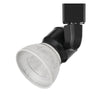 Benzara BM220682 Metal Frame Led Track Fixture with Mesh Shade, Black and White