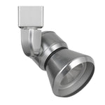 Benzara Metal Frame Led Track Fixture with Conical Shade, Silver