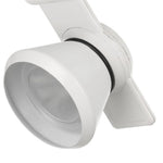 Benzara BM220691 12W Integrated Led Metal Track Fixture with Dimmer Feature, White
