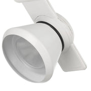 Benzara BM220691 12W Integrated Led Metal Track Fixture with Dimmer Feature, White