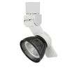 Benzara BM220692 12W Integrated Led Metal Track Fixture with Mesh Head, White and Black