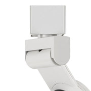 Benzara BM220692 12W Integrated Led Metal Track Fixture with Mesh Head, White and Black