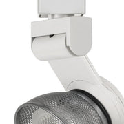 Benzara BM220693 12W Integrated Led Metal Track Fixture with Mesh Head, Gray and Black