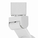 Benzara BM220694 12W Integrated Led Metal Track Fixture with Mesh Head, Black and White