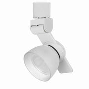 Benzara BM220698 12W Integrated Led Metal Track Fixture with Oval Design Head,White