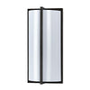 Benzara Cylindrical Shaped PLC Wall Lamp with 3D Design, Set of 4, Black and White