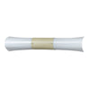 Benzara Elongated Vanity Light with Frosted Acrylic Plate, Set of 4,White and Beige