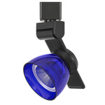 Benzara 12W Integrated Led Track Fixture with Polycarbonate Head, Black and Blue