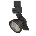 Benzara BM220789 12W Integrated Led Metal Track Fixture with Mesh Head, Black and Bronze