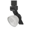 Benzara 12W Integrated Led Metal Track Fixture with Mesh Head, Black and White