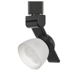 Benzara BM220792 12W Integrated Led Track Fixture with Polycarbonate Head, Black and White