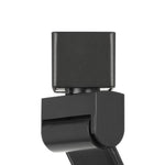 Benzara BM220792 12W Integrated Led Track Fixture with Polycarbonate Head, Black and White