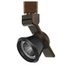 Benzara BM220797 12W Integrated Led Metal Track Fixture with Cone Head, Bronze and Black