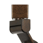 Benzara BM220801 12W Integrated Led Metal Track Fixture with Cone Head, Bronze and White