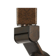 Benzara BM220806 12W Integrated Led Metal Track Fixture with Mesh Head, Bronze and White