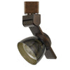 Benzara BM220807 12W Integrated Led Track Fixture with Polycarbonate Head, Bronze and Black