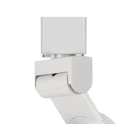 Benzara BM220810 12W Integrated Led Track Fixture with Polycarbonate Head, White and Orange