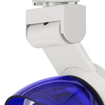 Benzara BM220811 12W Integrated Led Track Fixture with Polycarbonate Head, White and Blue