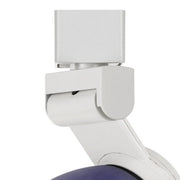 Benzara BM220812 12W Integrated Metal and Polycarbonate Led Track Fixture, White and Blue