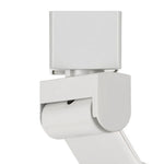 Benzara BM220813 12W Integrated Led Metal Track Fixture with Cone Head, White and Black