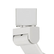 Benzara BM220816 12W Integrated Led Metal Track Fixture with Cone Head, White and Bronze