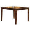 Benzara Square Wooden Counter Height Table with Butterfly Extendable Leaf, Brown