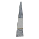 Benzara Contemporary Style Marble Frame Obelisk Tower Sculpture, Gray