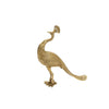 Benzara 16 Inches Metal Frame Peacock Sculpture, Gold