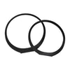 Benzara Decorative Metal Ring Sculpture with Stable Base, Black