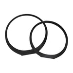 Benzara Decorative Metal Ring Sculpture with Stable Base, Black