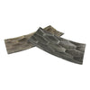 Benzara Rectangular Aluminum Platter with Hexagonal Design, Set of 2, Bronze