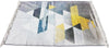 Benzara BM221685 Handwoven Cotton Dhurrie Rug with Fringes and Geometric Pattern, Multicolor