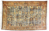Benzara BM221690 Handwoven Cotton Dhurrie Rug with Fringes and Tribal Prints, Multicolor