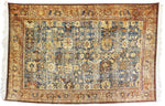 Benzara BM221690 Handwoven Cotton Dhurrie Rug with Fringes and Tribal Prints, Multicolor