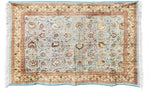 Benzara BM221694 Cotton Handwoven Dhurrie Rug with Fringes and Persian Prints, Multicolor