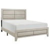 Benzara Transitional Style Wooden Full Bed with Panel Design, Light Brown