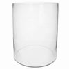 Benzara Grand Cylindrical Shaped Vase with Thick Wall Construction, Transparent