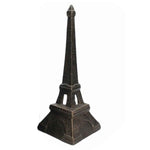 Benzara Eiffel Tower Metal Bookends with Hand painted Finish, Pair of 2, Bronze