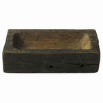 Benzara Antique and Traditional Style Trough Made from Salvaged Wood, Small, Brown